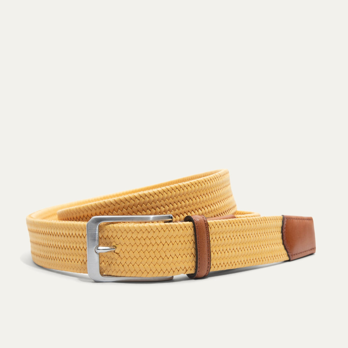 Tubular Italian Stretch Web Belt - Will Leather Goods