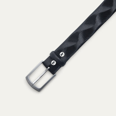 WAVE EMBOSSED BELT - Will Leather Goods