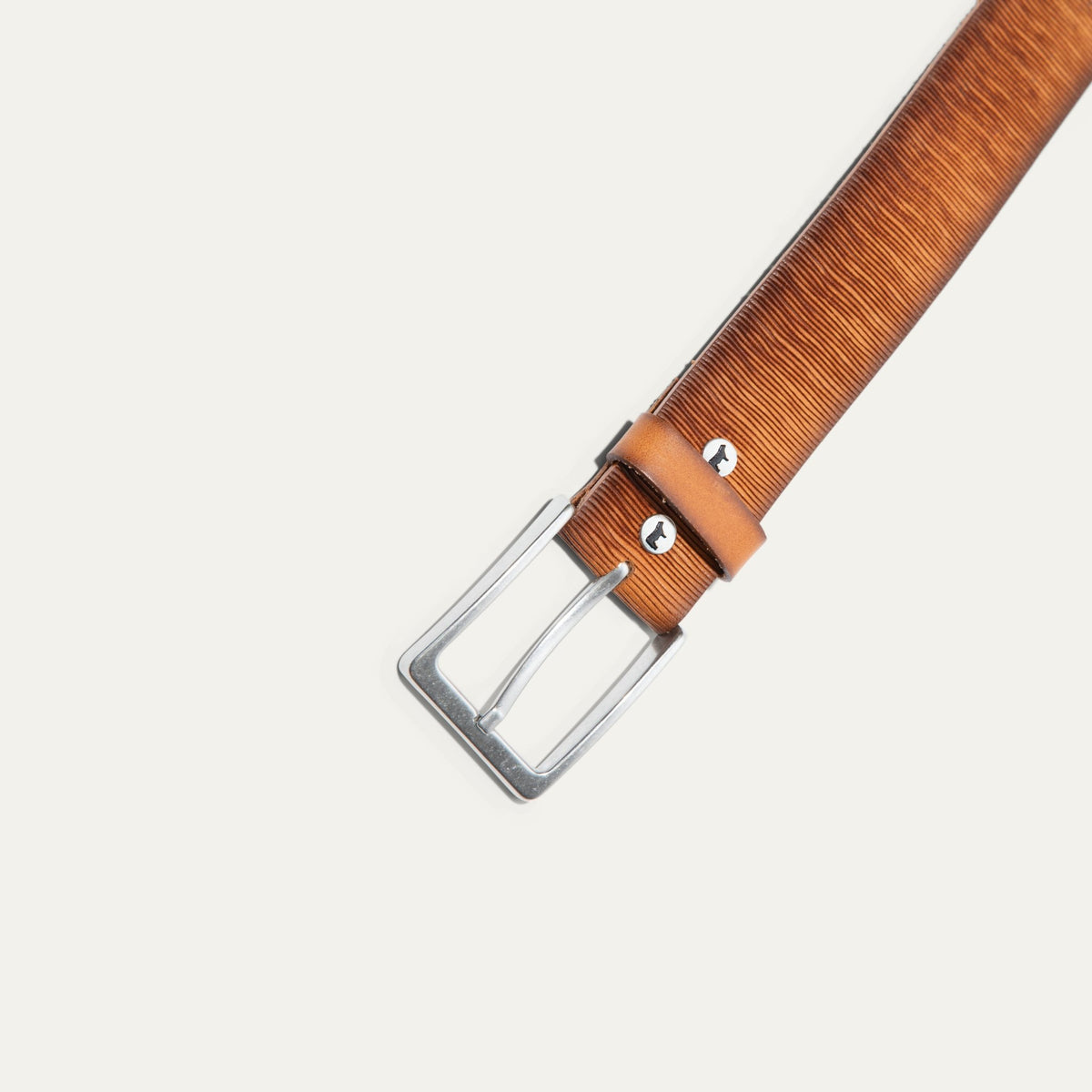 WOOD GRAIN EMBOSSED BELT - Will Leather Goods