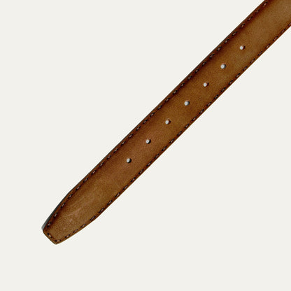 Stitched Nubuck Belt - Will Leather Goods