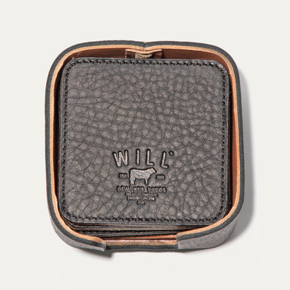 Set Of Eight Coasters - Will Leather Goods