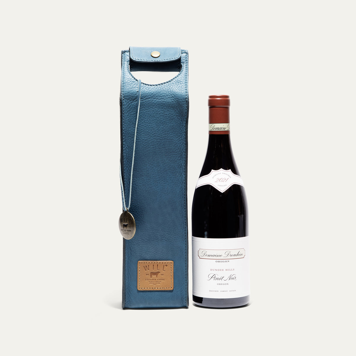 Single Leather Wine Case - Will Leather Goods