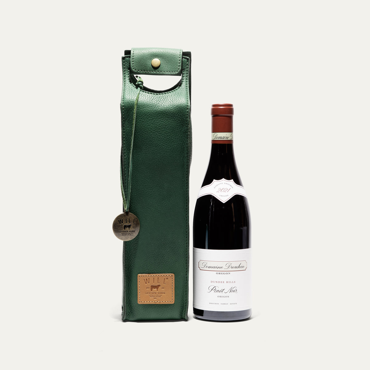 Single Leather Wine Case - Will Leather Goods