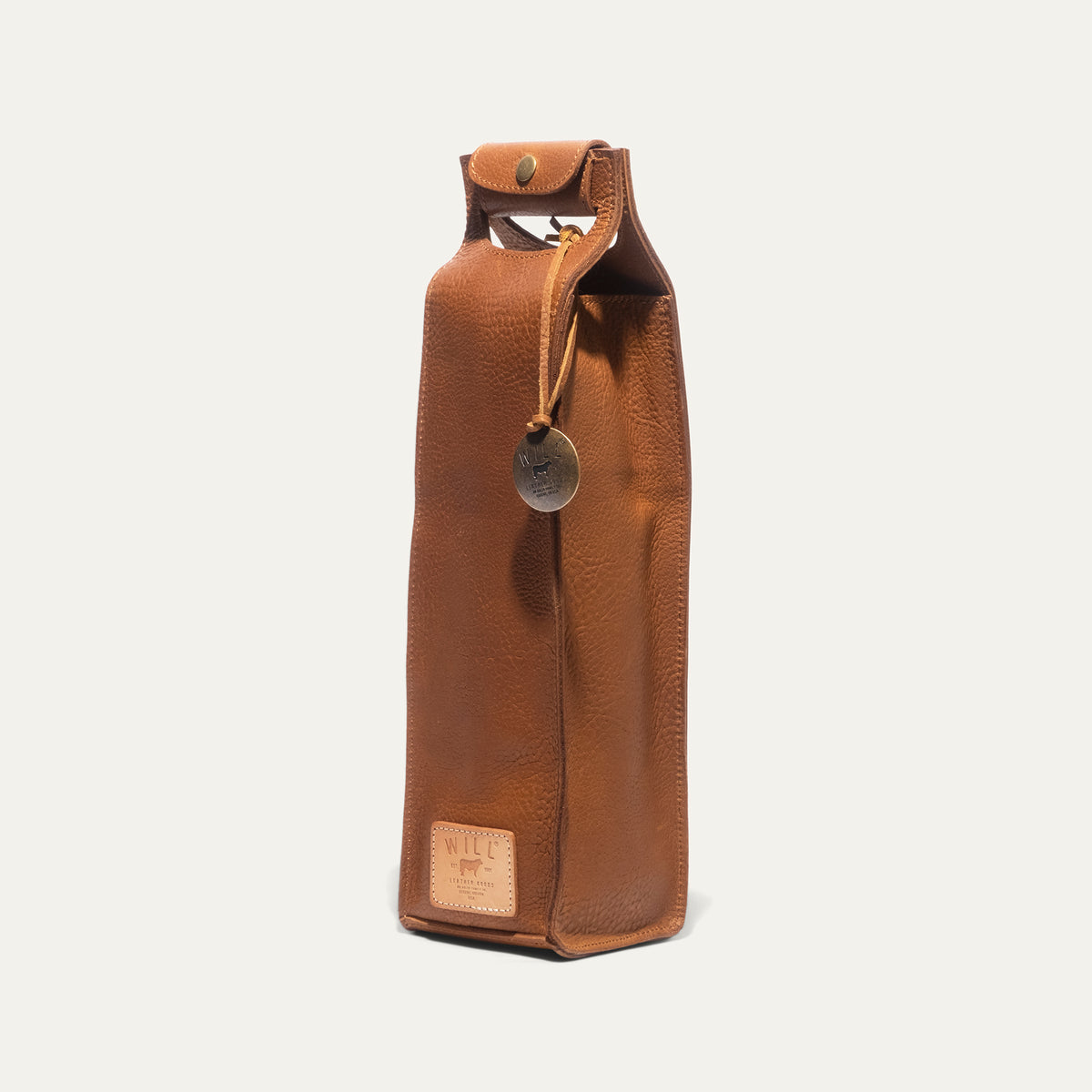 Single Leather Wine Case - Will Leather Goods