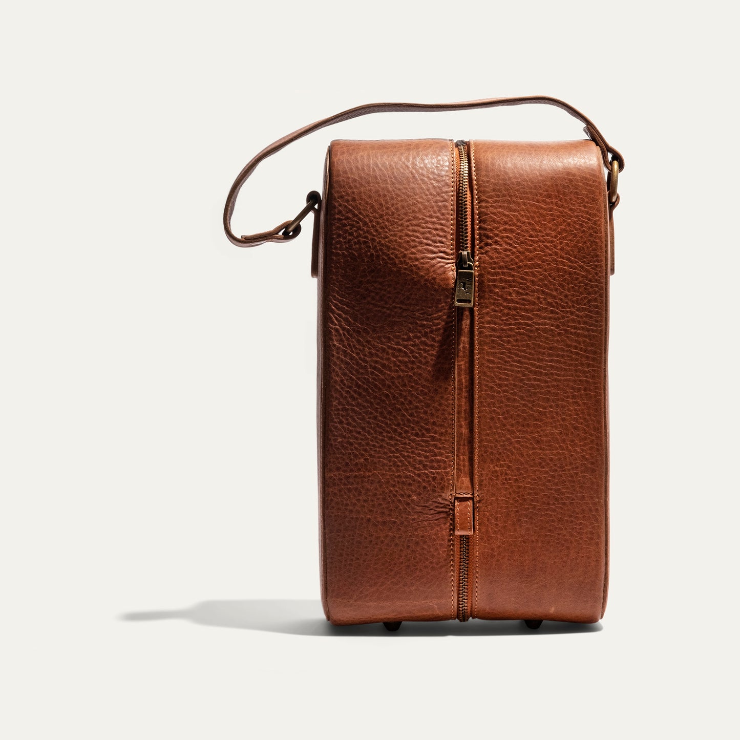 Hard Double Leather Wine Case - Will Leather Goods