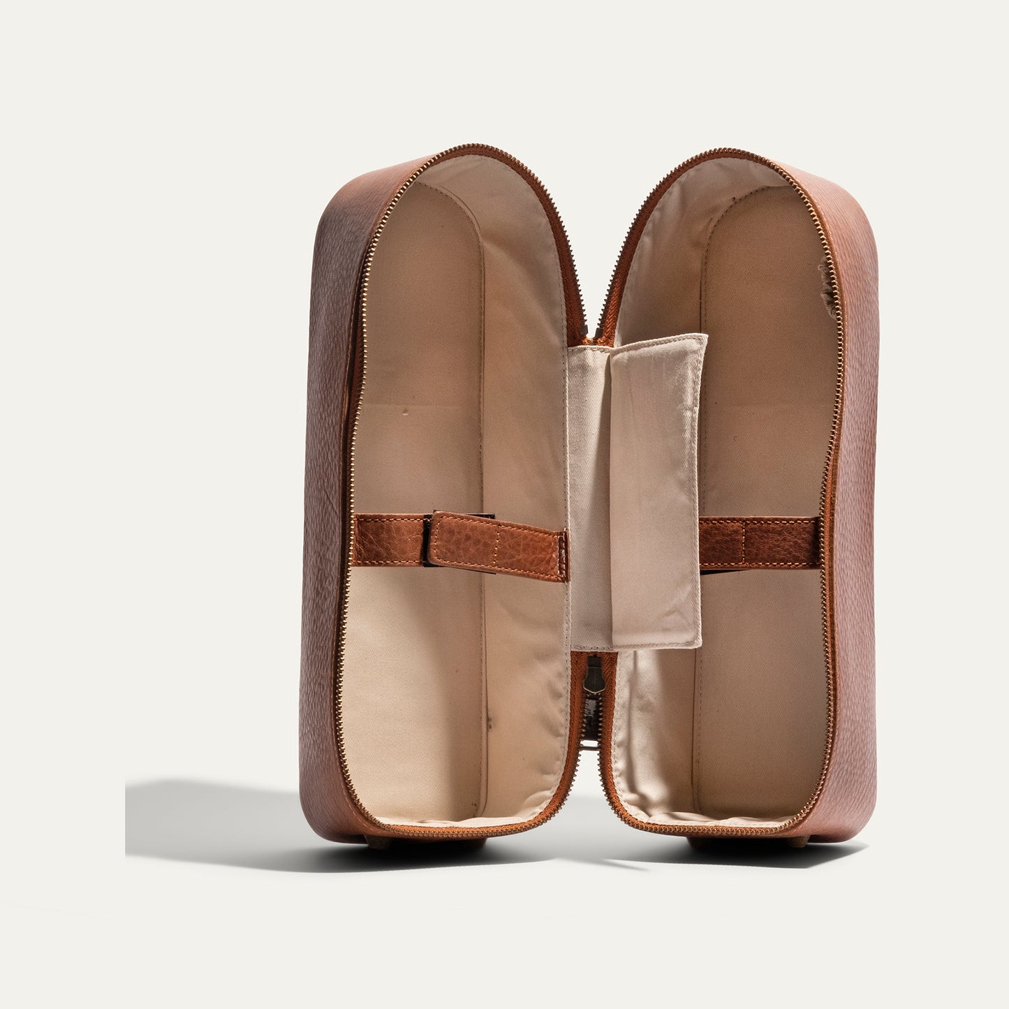 Hard Double Leather Wine Case - Will Leather Goods