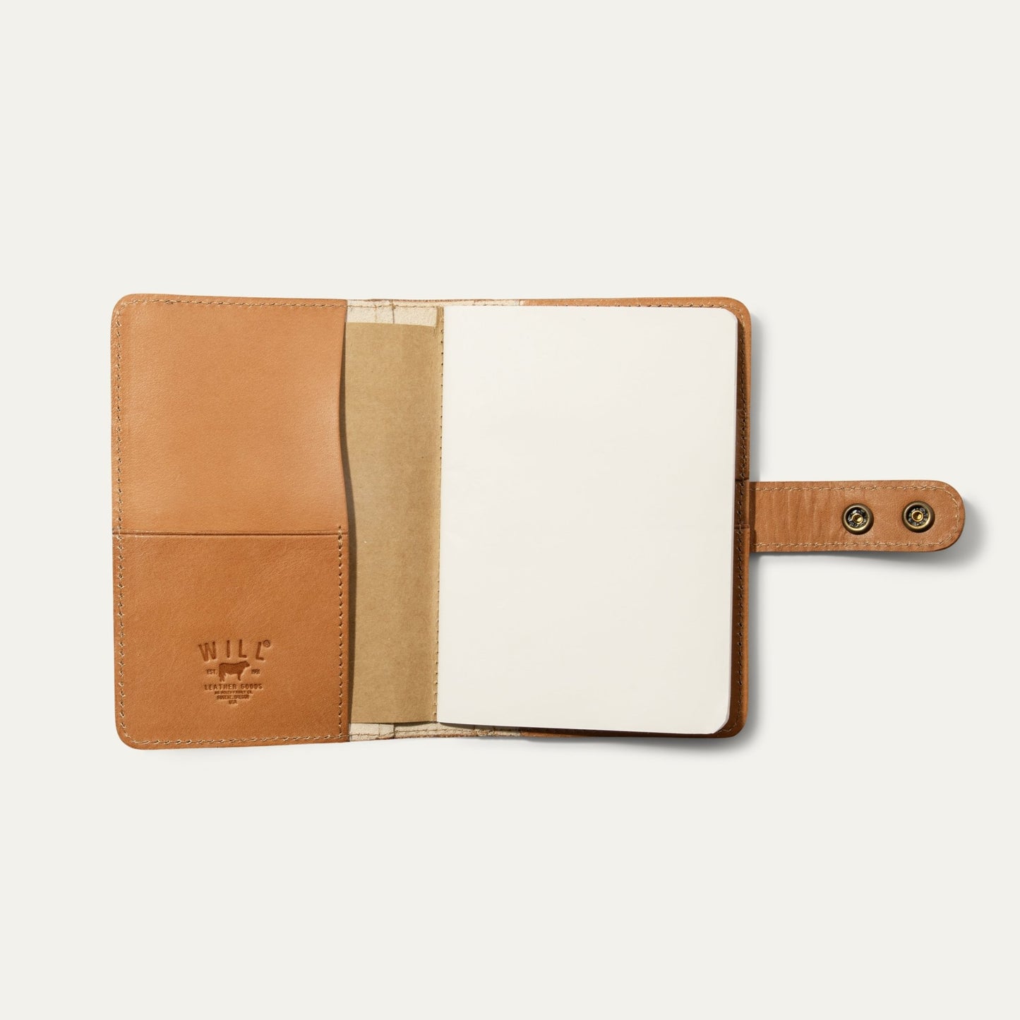 SMALL LEATHER JOURNAL COVER - Will Leather Goods