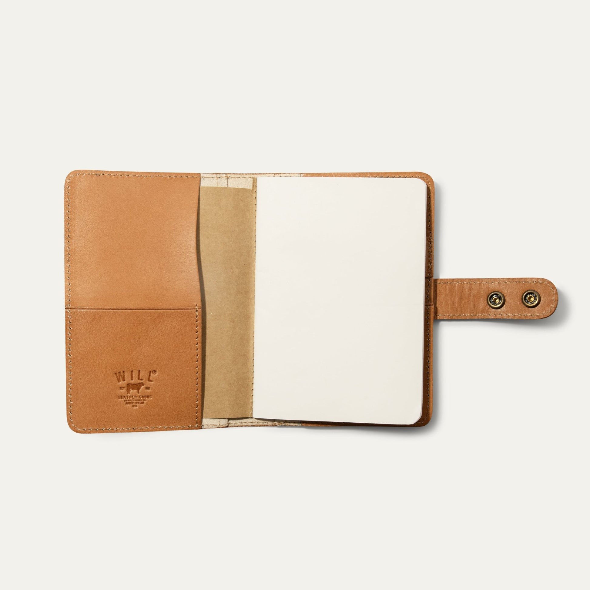 SMALL LEATHER JOURNAL COVER - Will Leather Goods