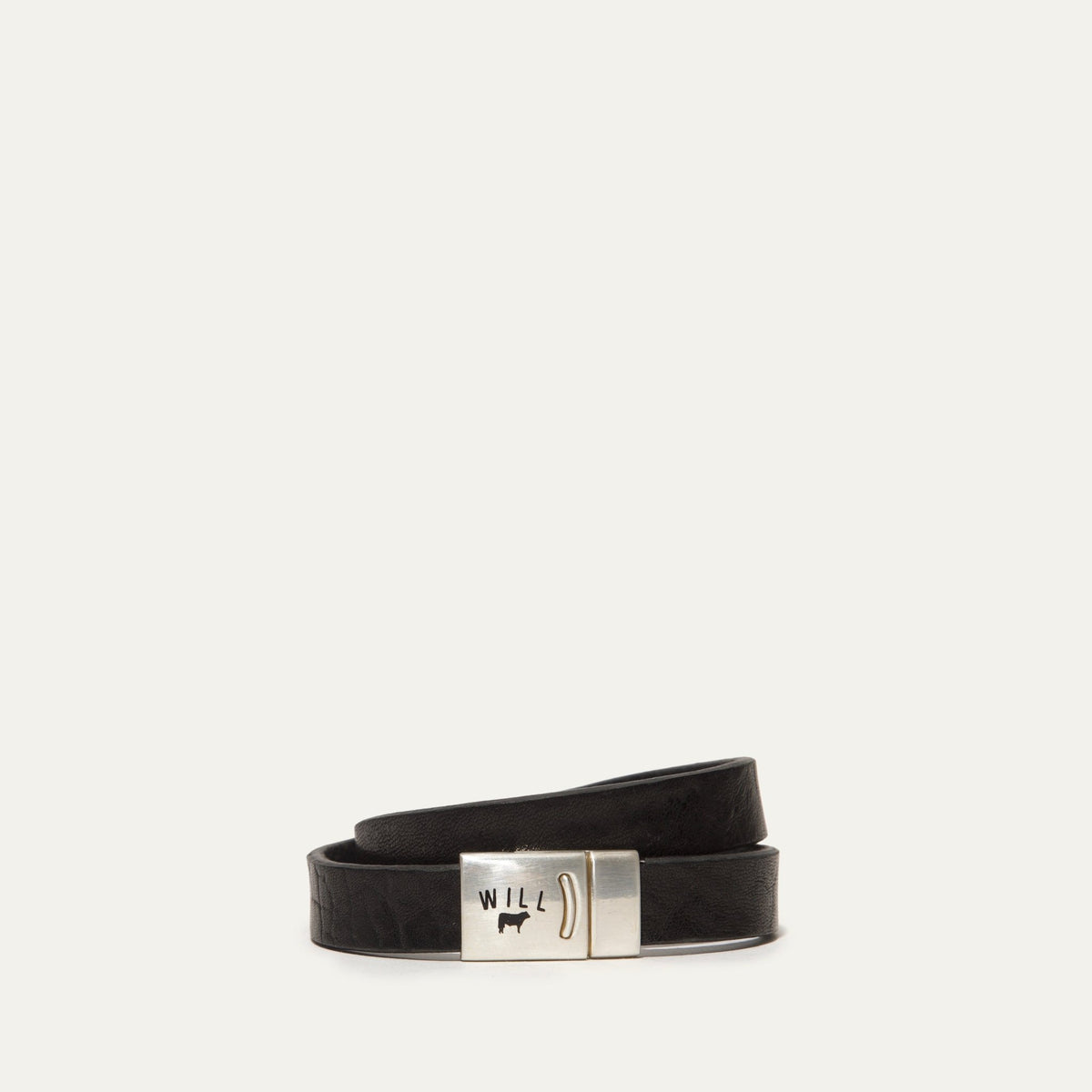 Magnetic Double Wrap Plain Bracelet - Will Leather Goods