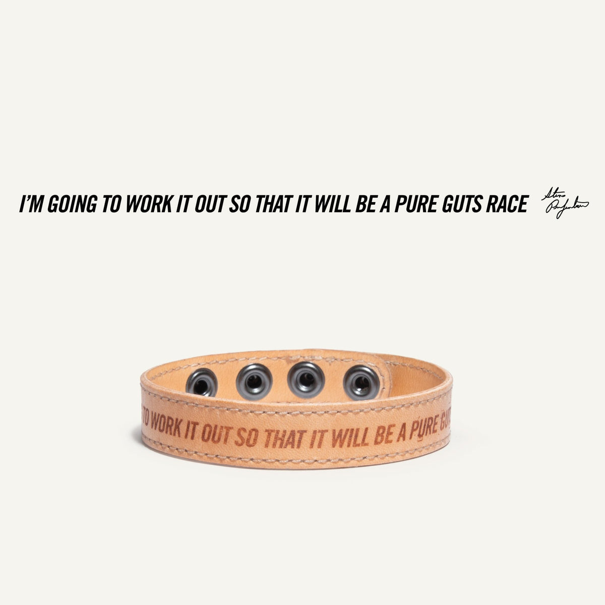 PRE50 Wrist Cuff Quote 2 - Will Leather Goods