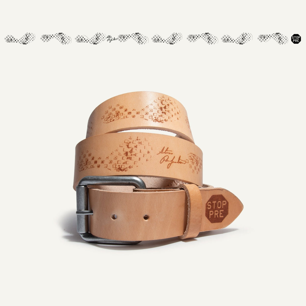Belt Waffle Shoe Print - Will Leather Goods