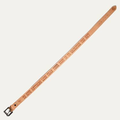 PRE50 Belt Quote 3 - Will Leather Goods