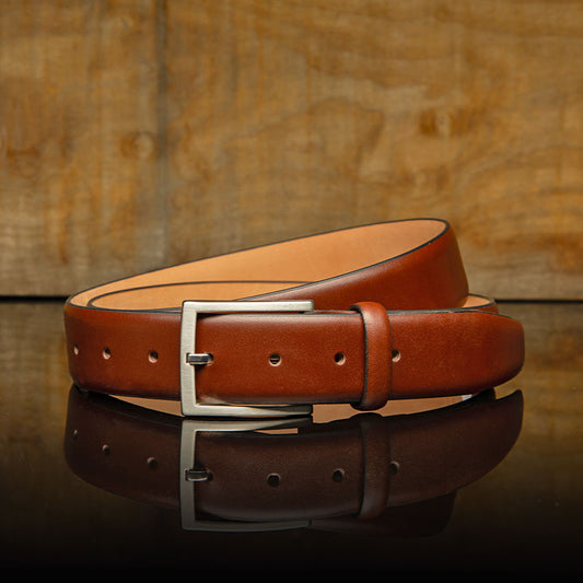 Glazed Calf Skin Belt - Will Leather Goods