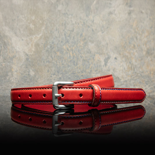 Rainbow Stitched Belt - Will Leather Goods